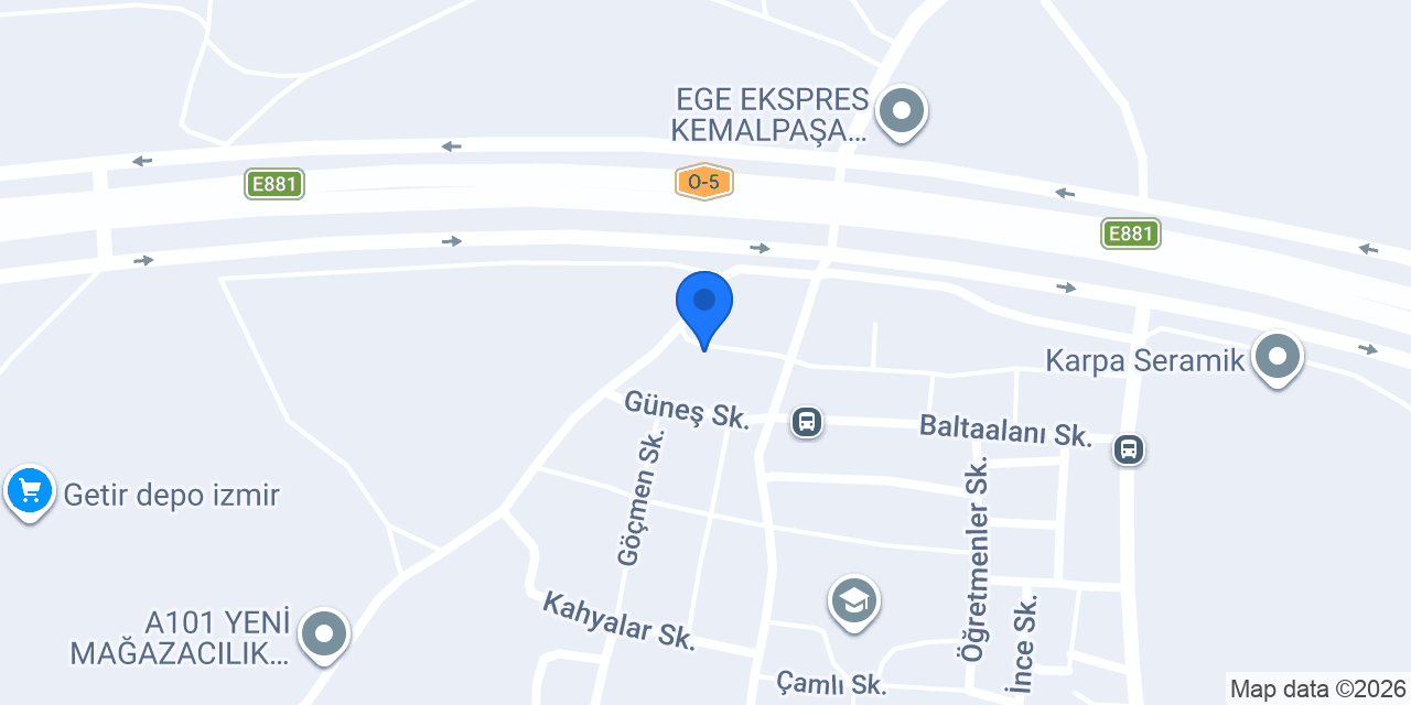 Recep Oto lastik konumu
