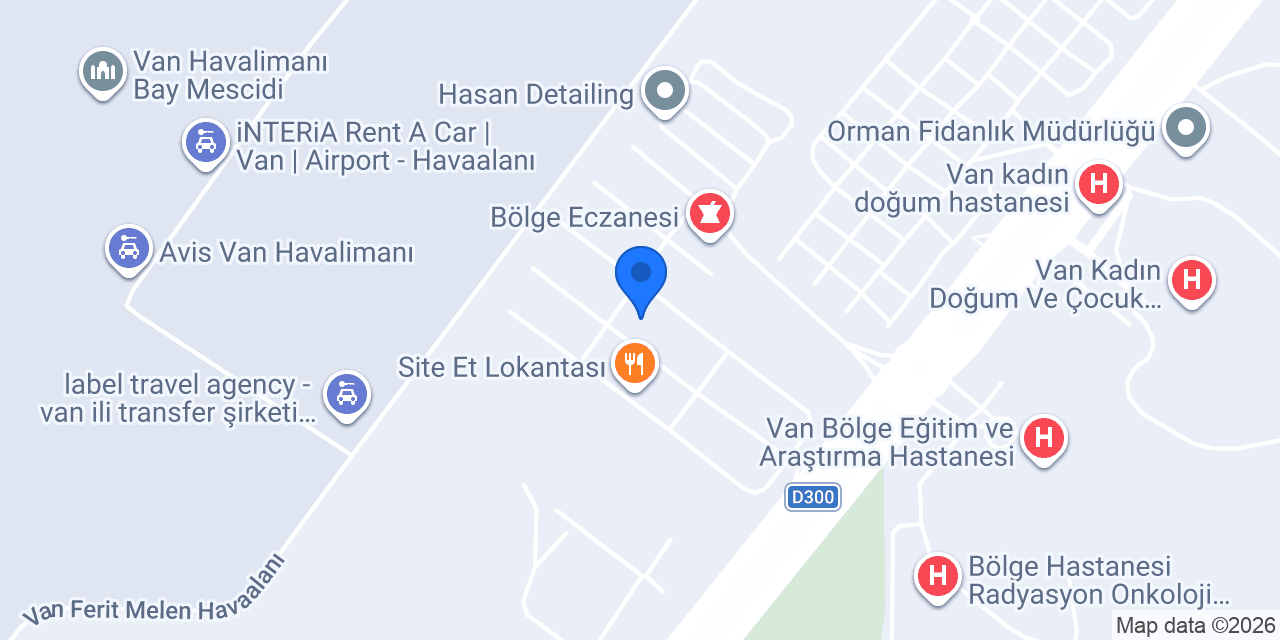 DİYAR OTOMOTİV VAN konumu