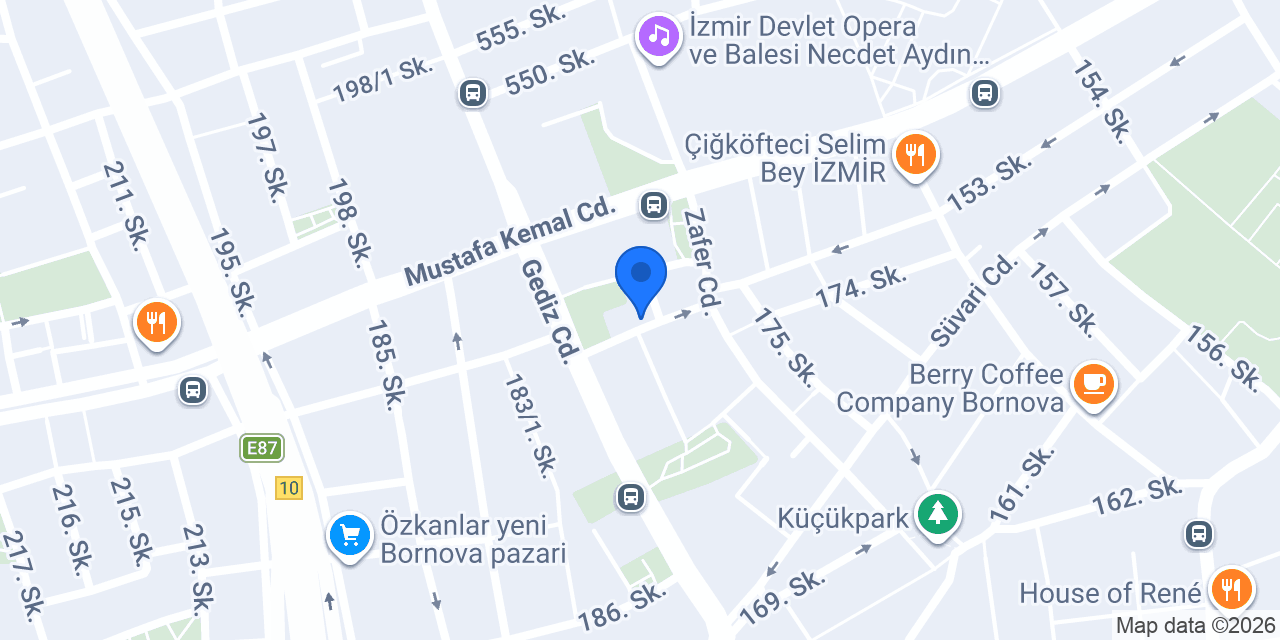 Bornova Akademi konumu