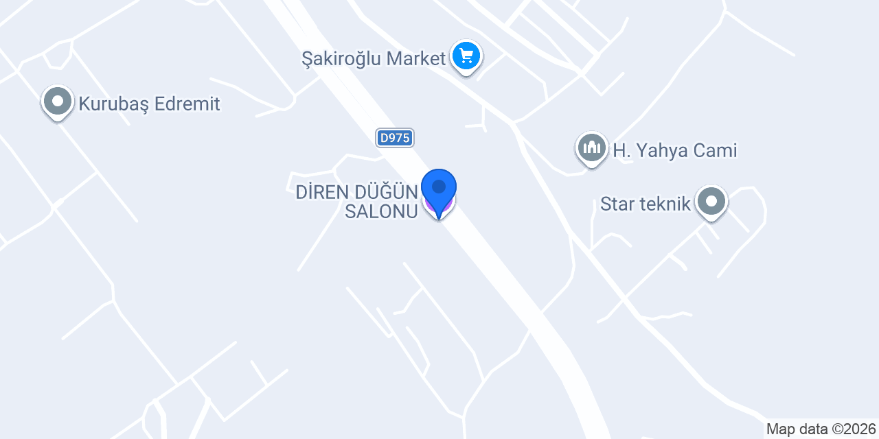 DİREN DÜĞÜN SALONU konumu