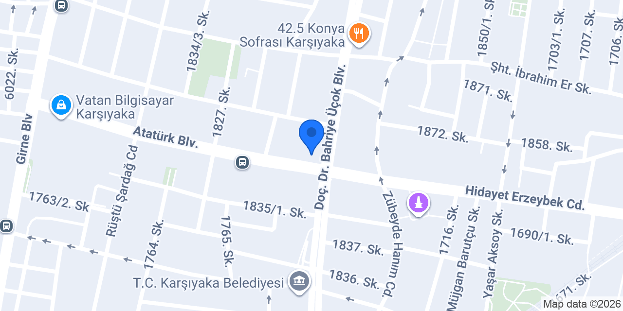 Buket Pastanesi konumu