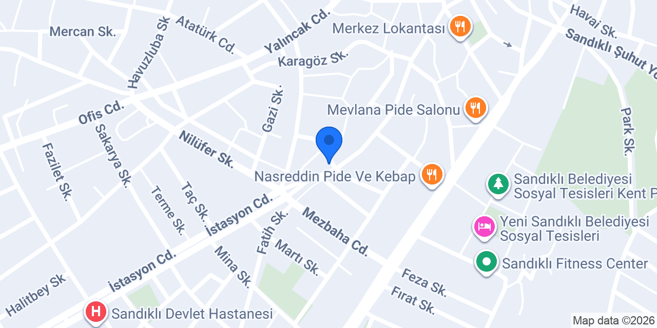 Mezgil Mimarlık konumu