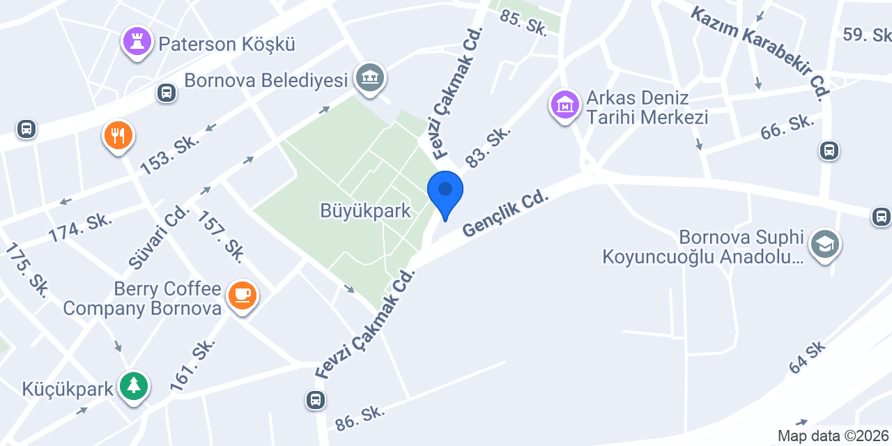 İzmir Kimya Özel Ders konumu