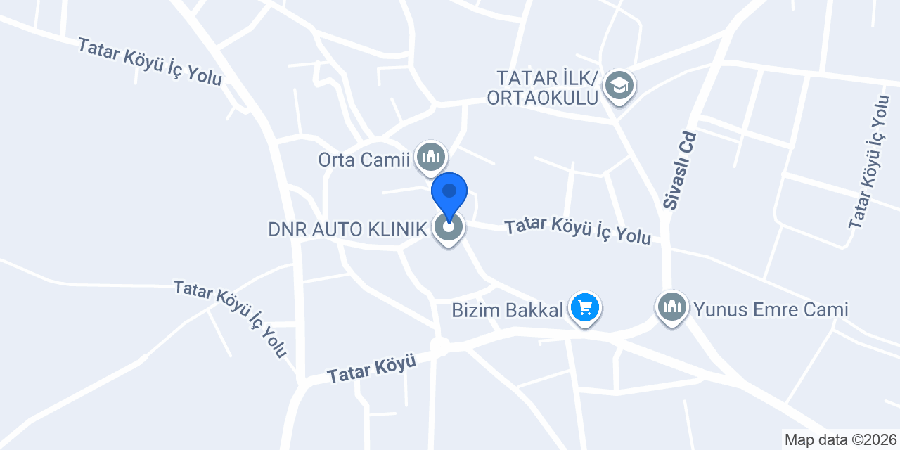 Oto Servis konumu