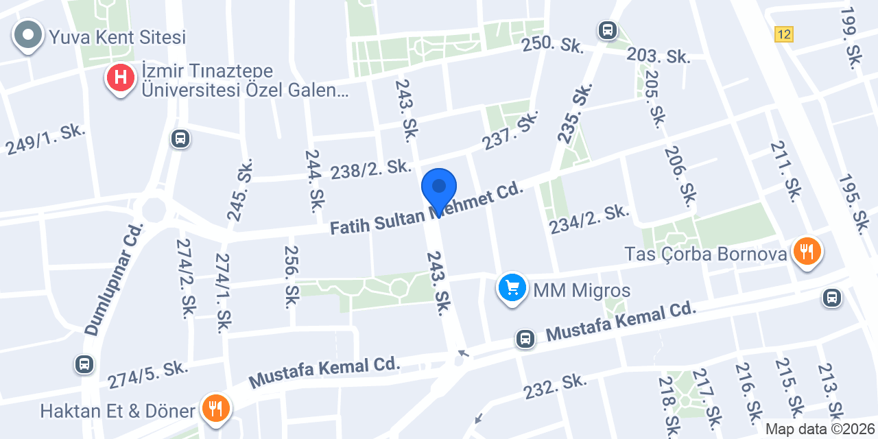 Bekir Yavuz Unlu Mamulleri konumu