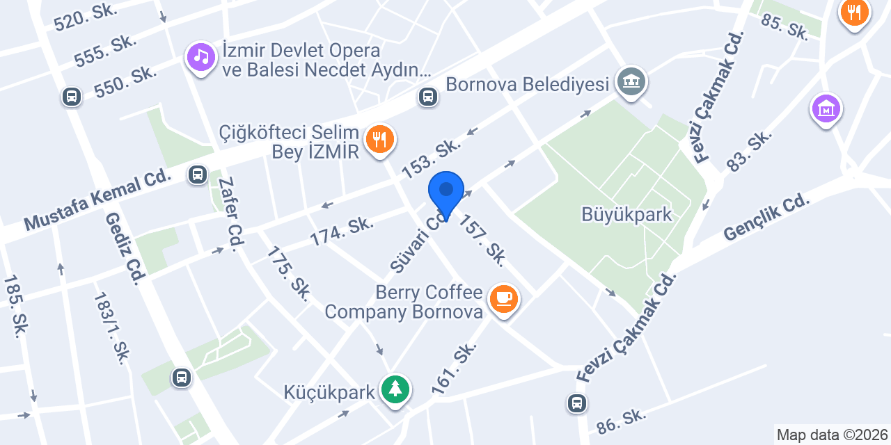 Poka Coffee Roasters Bornova konumu