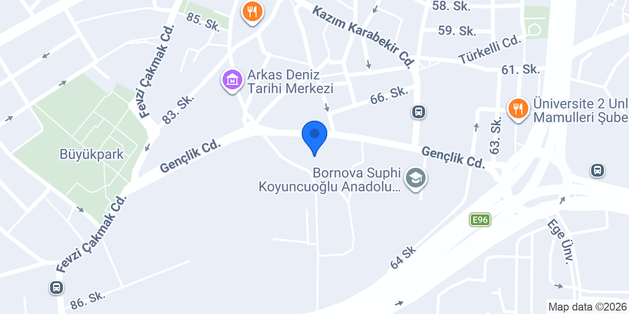 Ege Üniversitesi Rektörlüğü konumu