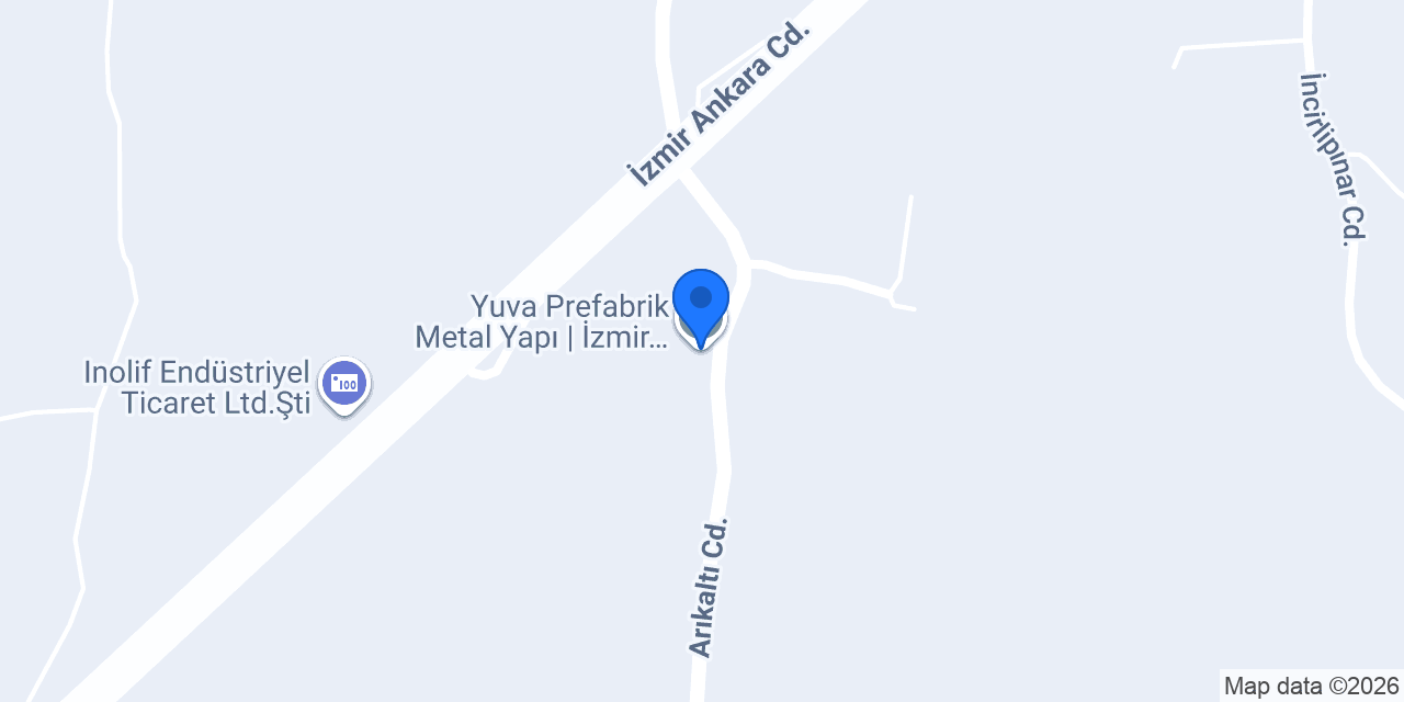 Yuva Prefabrik Metal Yapı | İzmir Çelik Konstrüksiyon konumu