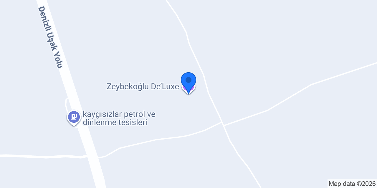 Zeybekoğlu De’Luxe konumu