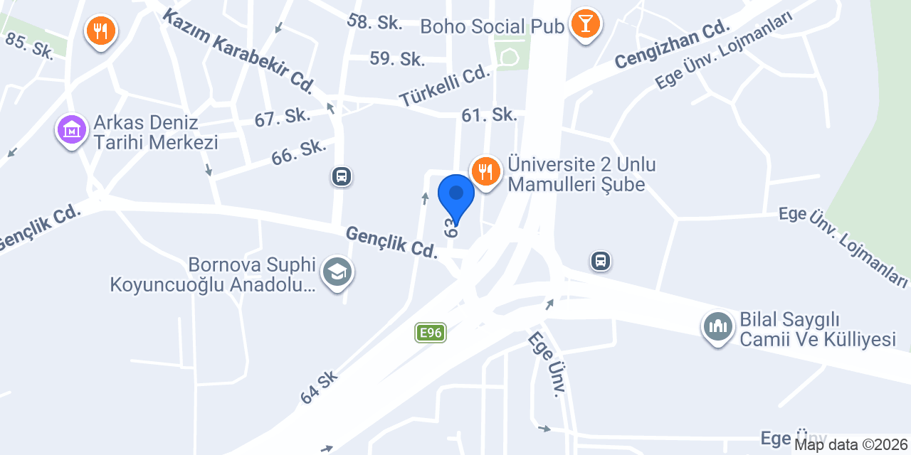 Hegas Veteriner Kliniği konumu