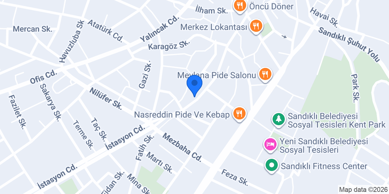 Yağmur Mobılya konumu