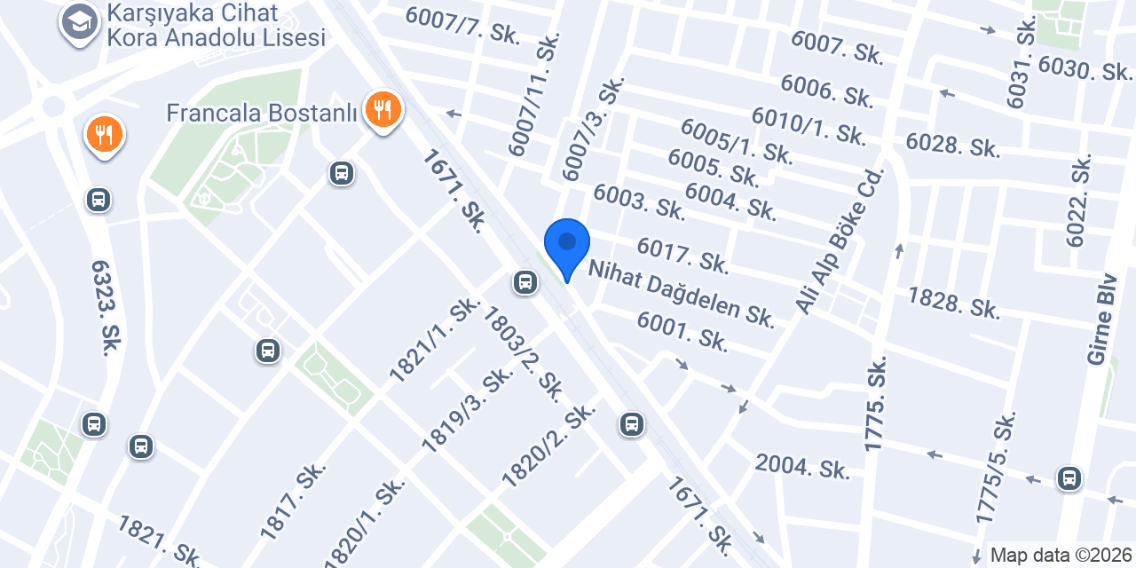Karşıyaka su tesisatı konumu