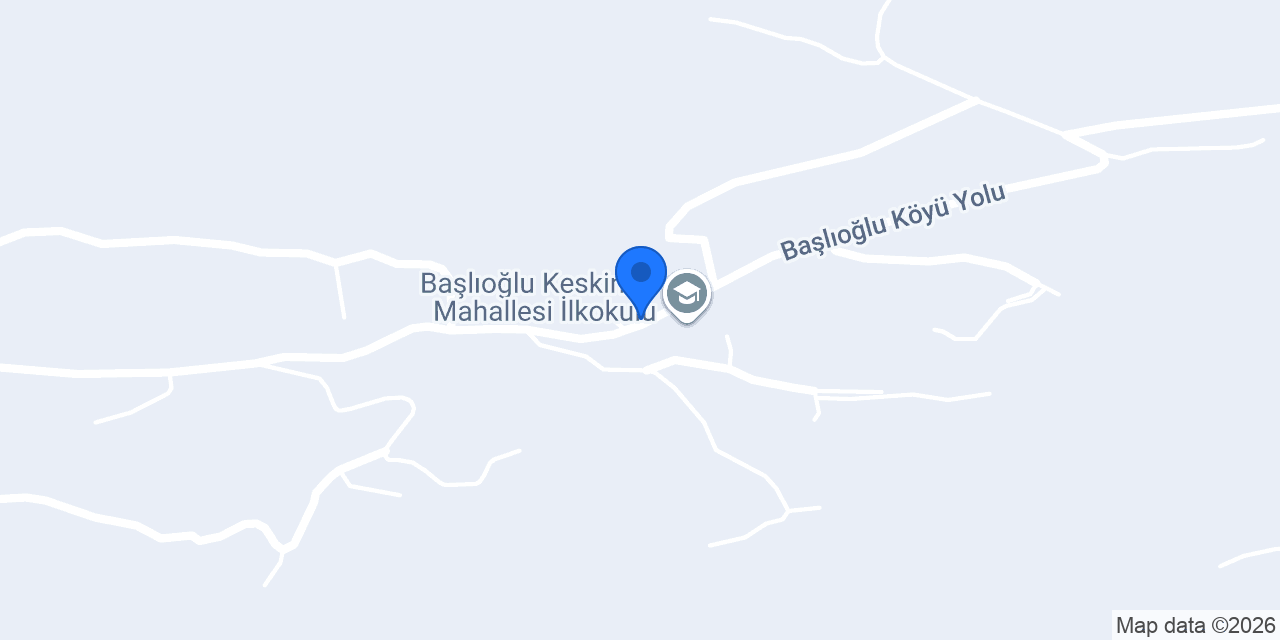 Başlıoğlu Köyü Muhtarlığı konumu