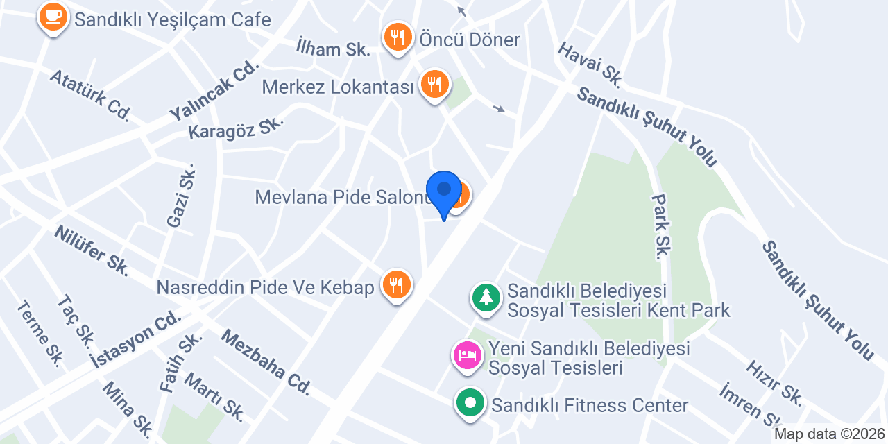 Premium Sigorta - Sandıklı konumu