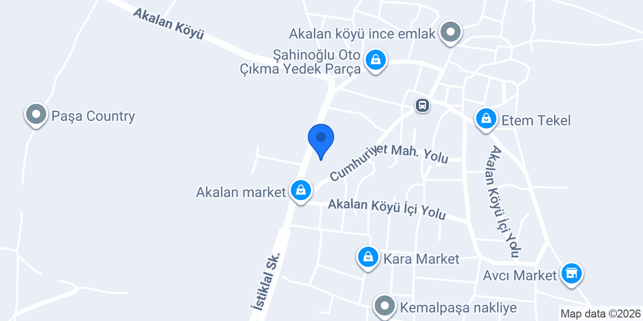 Akalan Sağlık Evi konumu