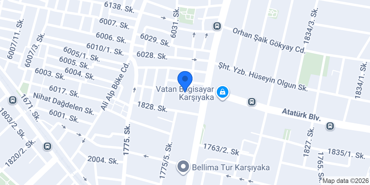 Mercek Veteriner Kliniği konumu