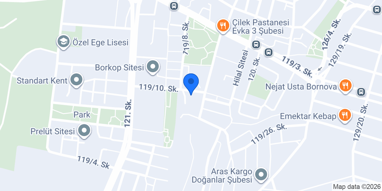 Bornova Limitsiz Eğitim Kurumları konumu
