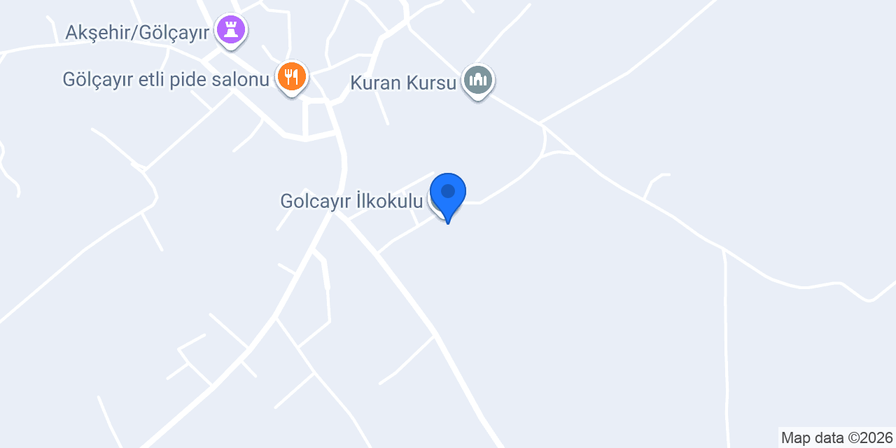 Golcayır İlkokulu konumu