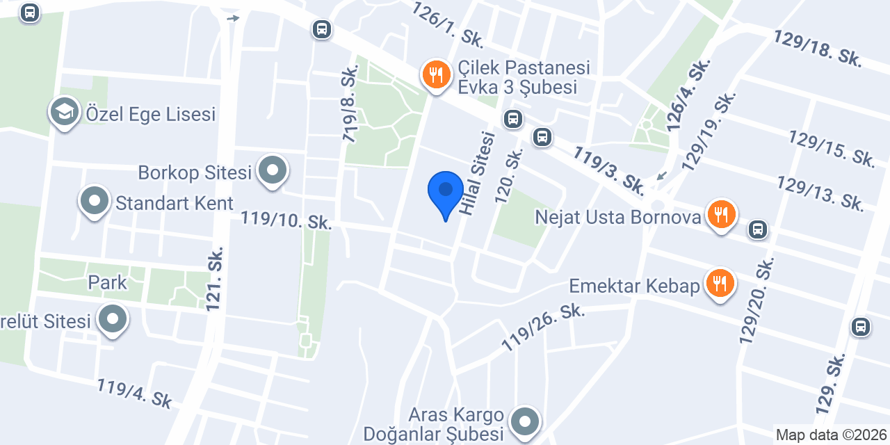 Vose Coffee Co. Bornova konumu