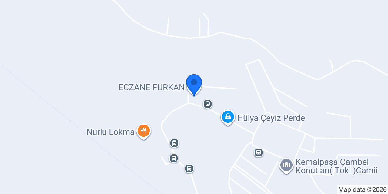 ECZANE FURKAN konumu