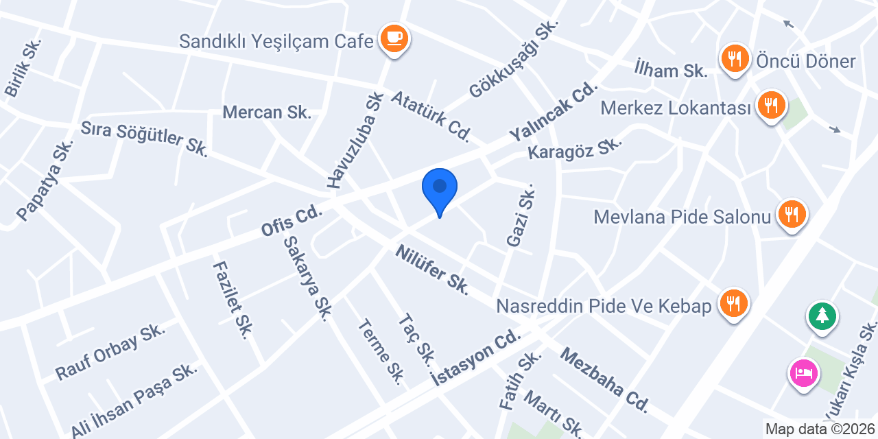 Izer cafe nargile konumu