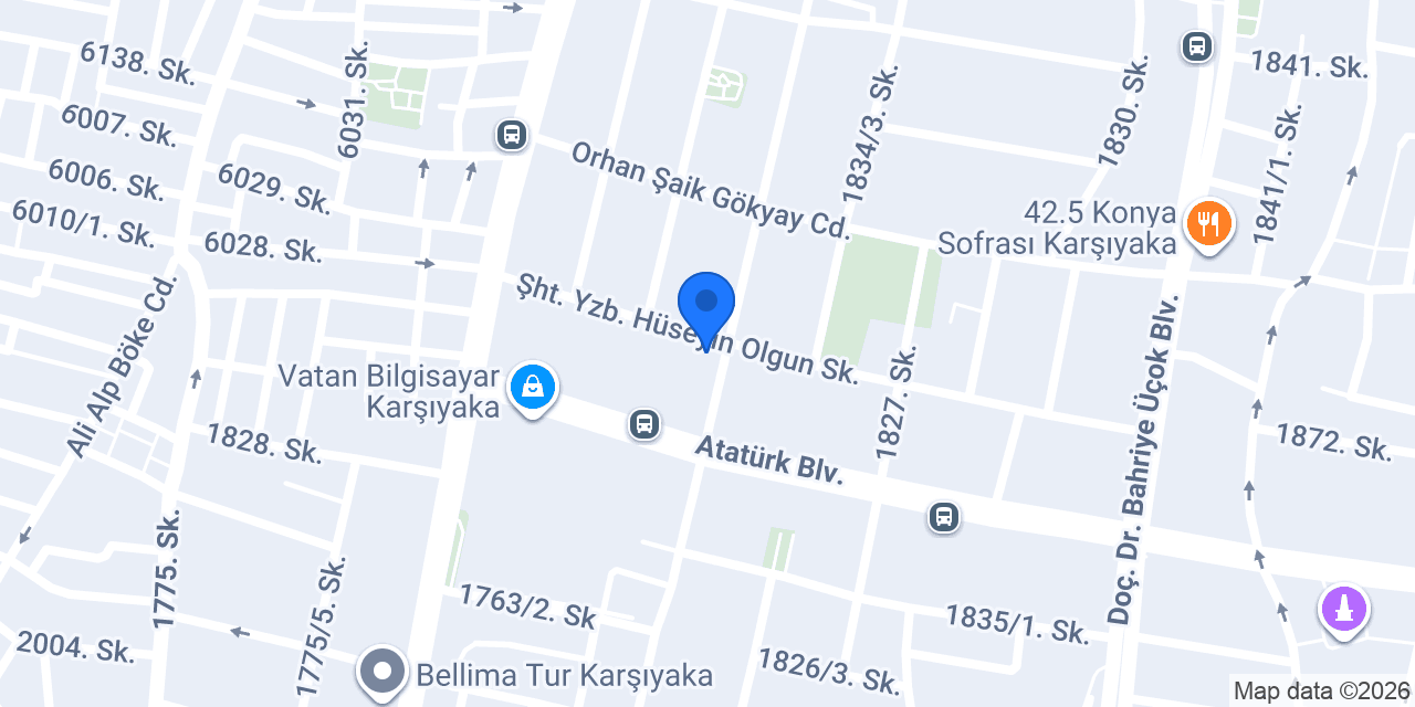 Akarsu Rent A Car konumu