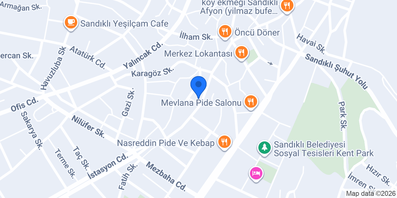 Kılıç Rent A Car konumu