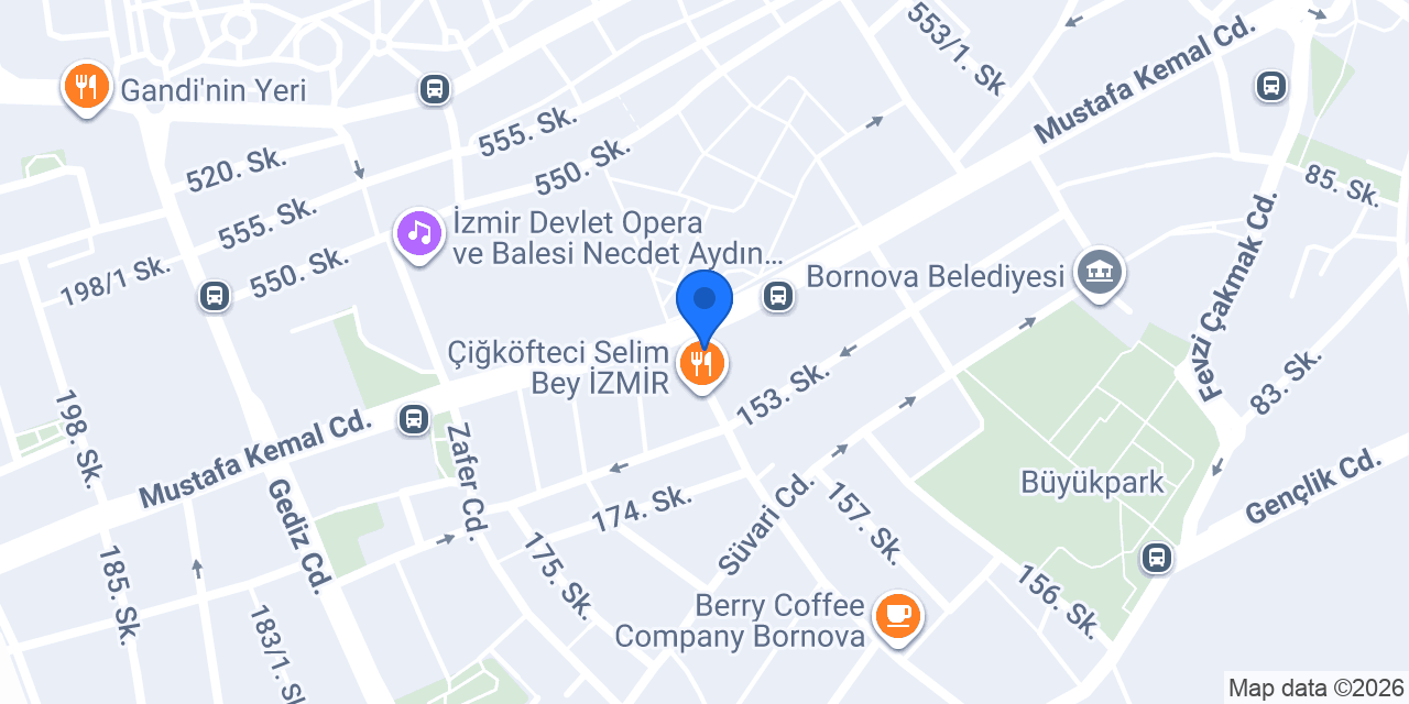 BORNOVA İNŞAAT konumu