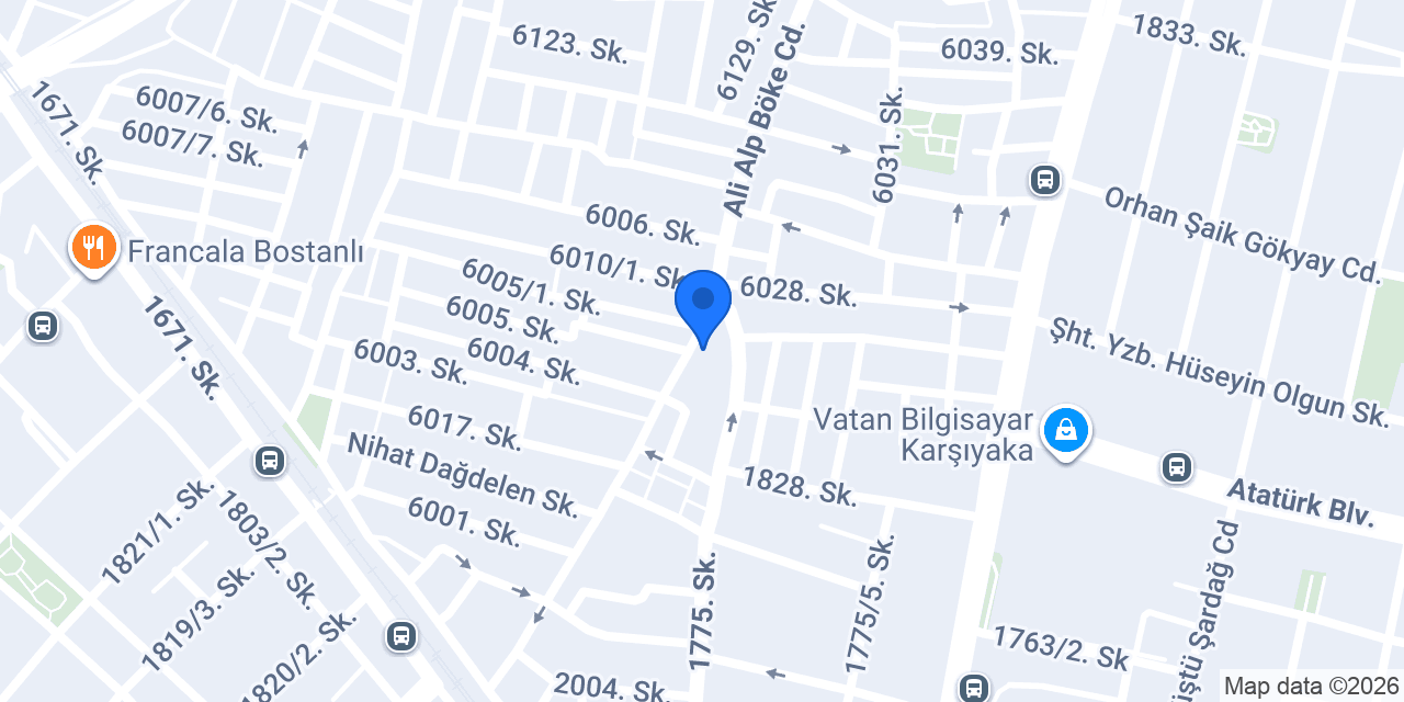 Karşıyaka Elektrikçi konumu