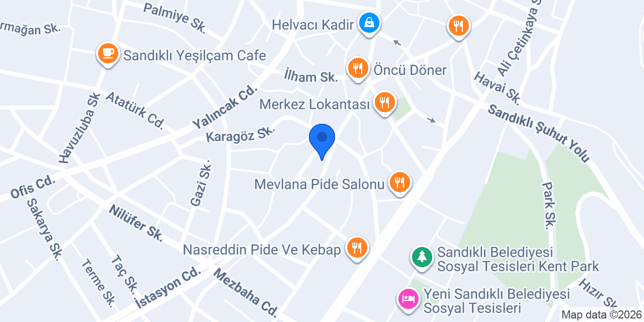 Modam Pastanesi konumu