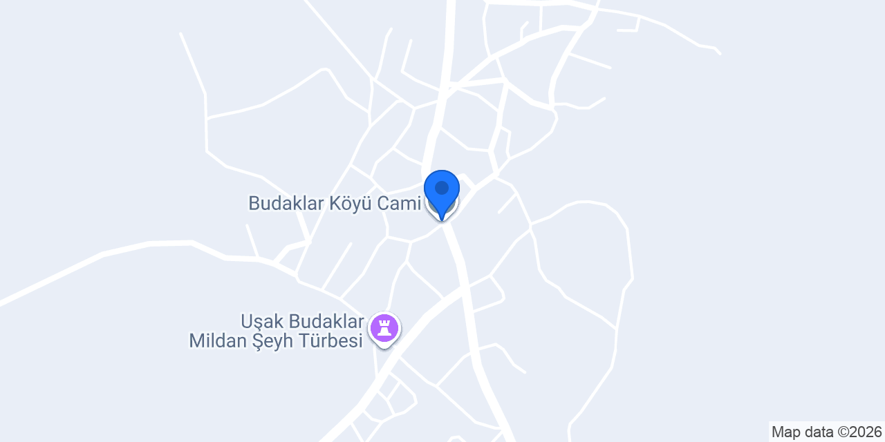 Budaklar İlköğretim Okulu konumu