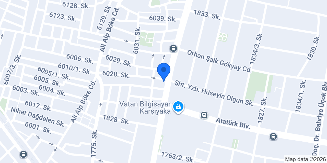 Akbank Girne Bulvarı Şubesi konumu