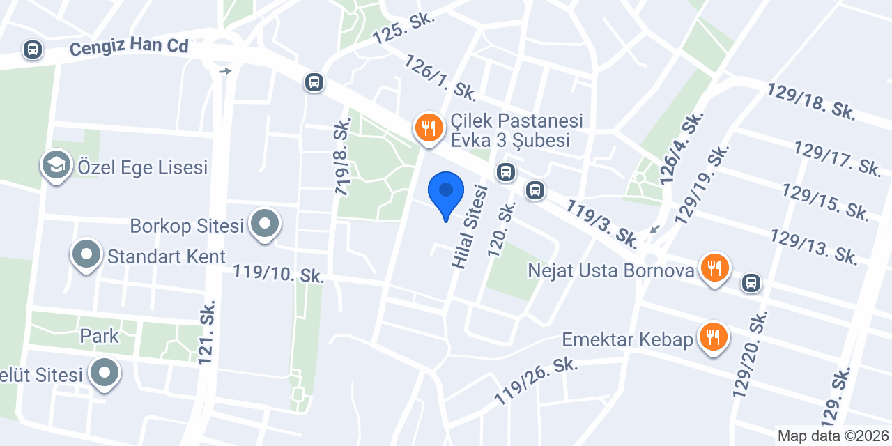 Bornova Uğur Kurs konumu