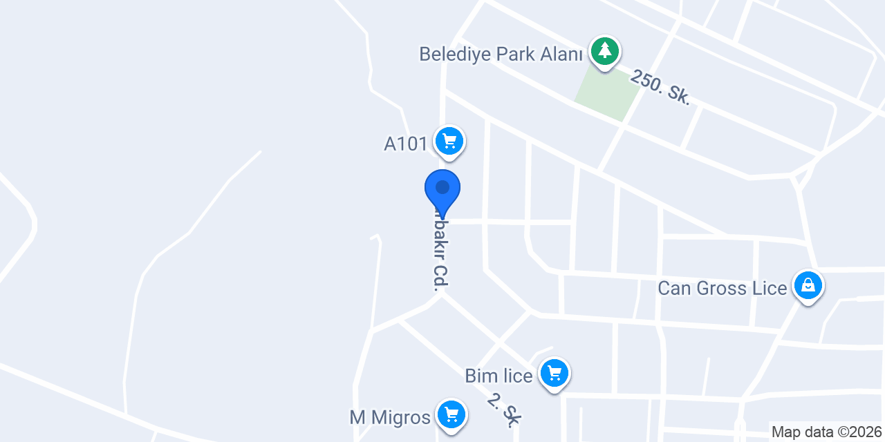 Lice Halk Eğitim Merkezi konumu