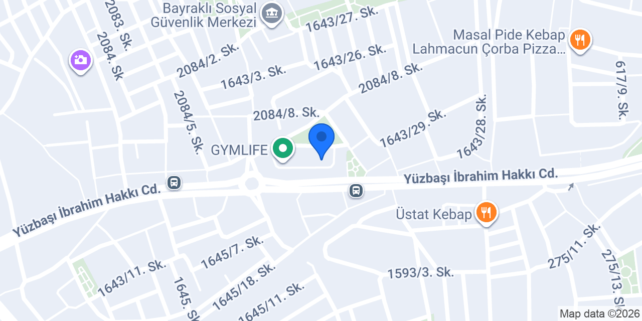 Bayraklı PTT Bank konumu