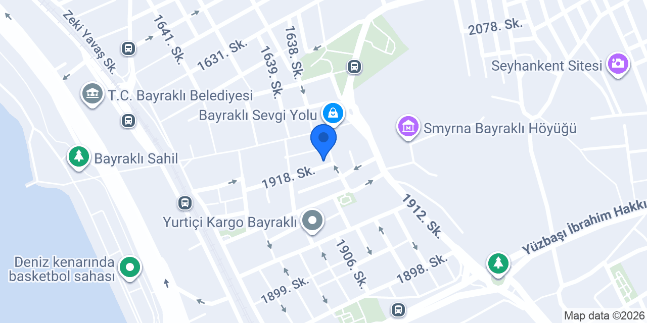 İŞLER KİTABEVİ BAYRAKLI ŞUBE konumu