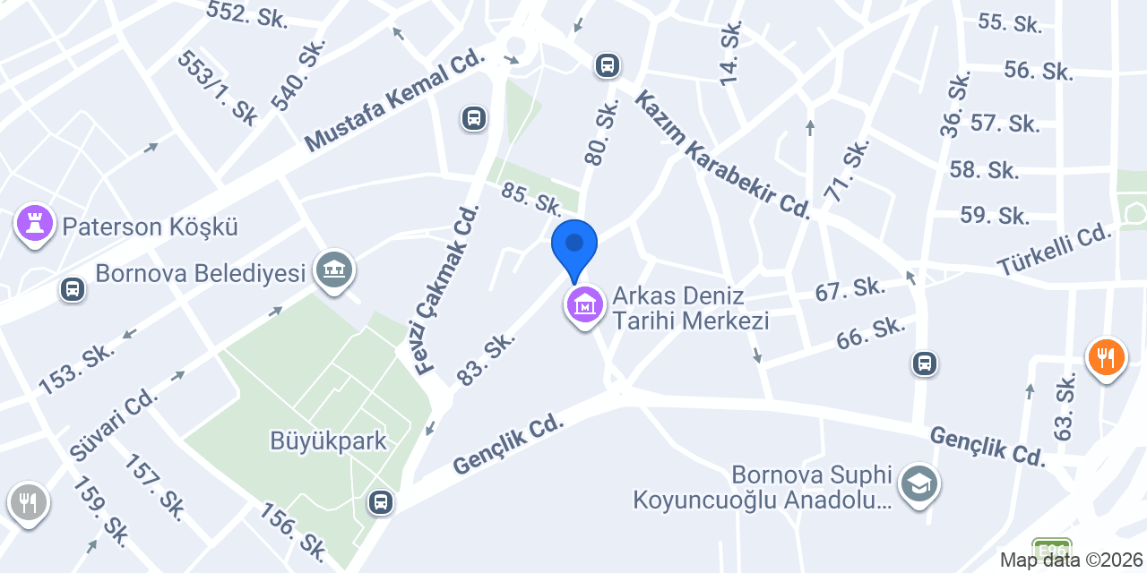 Kitra Kafe konumu