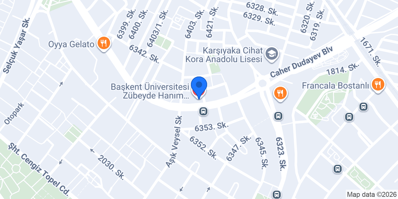 Doç. Dr. Aşkın Eroğlu konumu