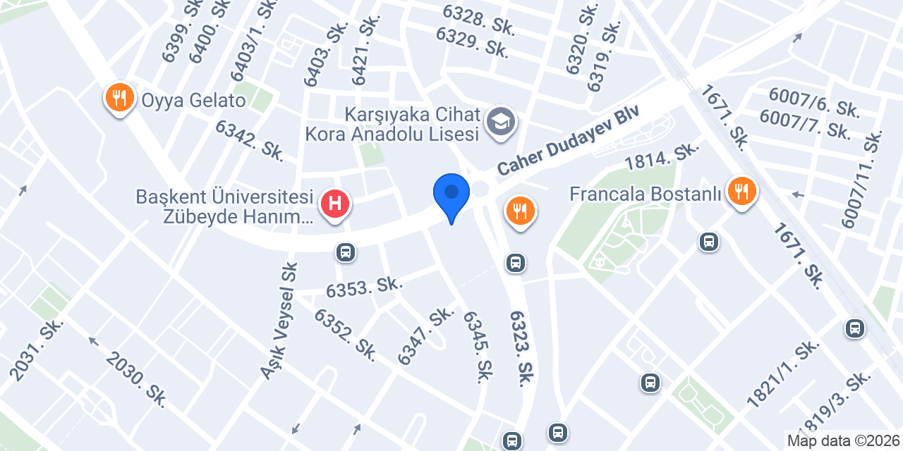 Diş Hekimi Pınar Heybeli konumu