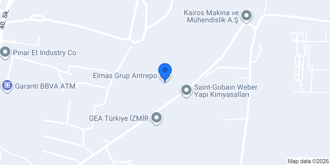 Elmas Grup Antrepo konumu