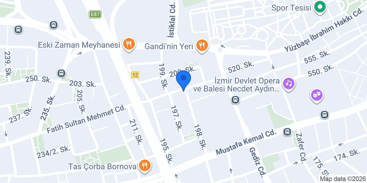 Bornova Ordu Eczane konumu