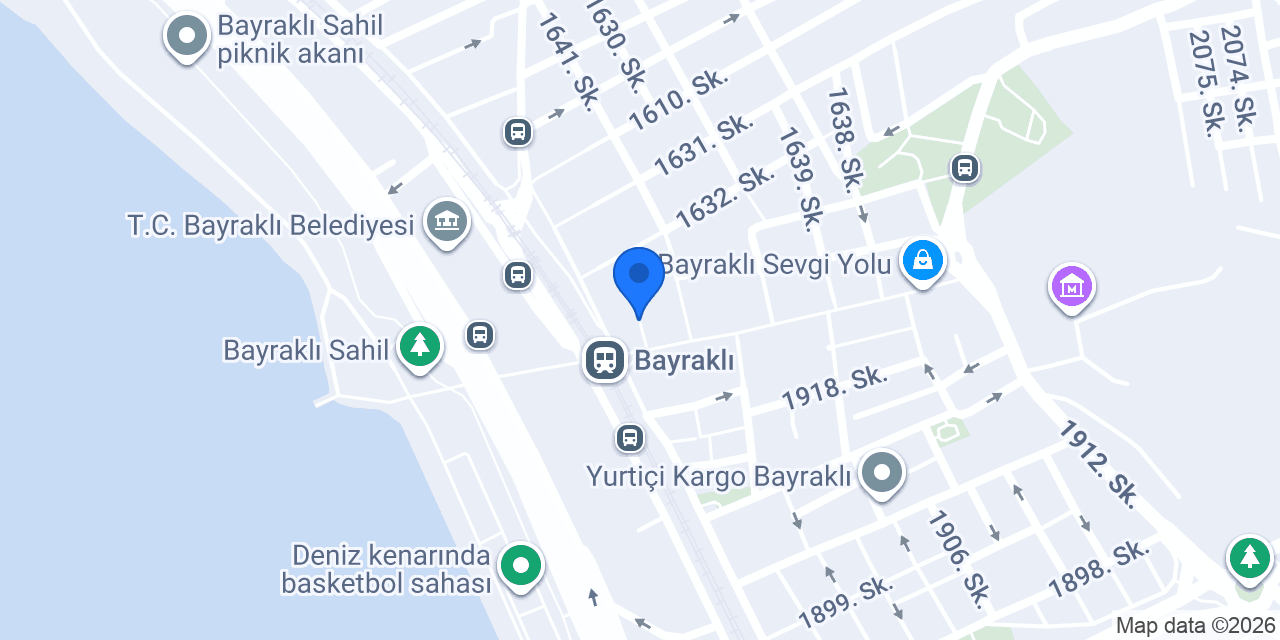 Bayraklı Balık Pişiricisi konumu