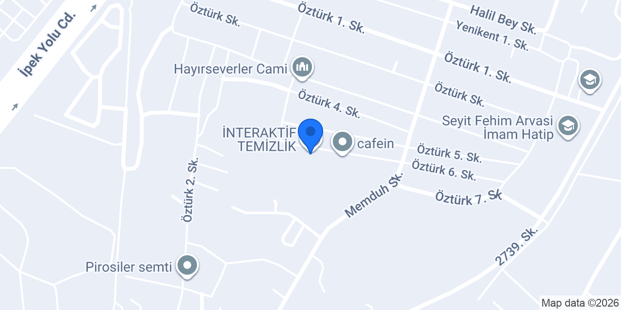 İNTERAKTİF TEMİZLİK konumu