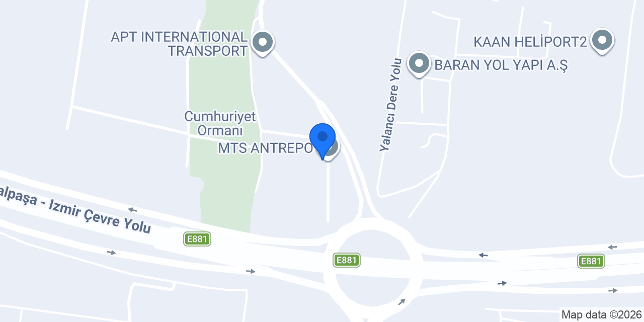 MTS ANTREPO konumu