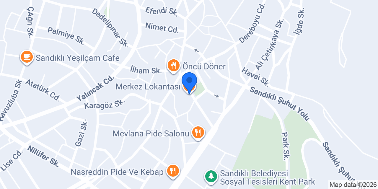 Merkez Lokantası konumu