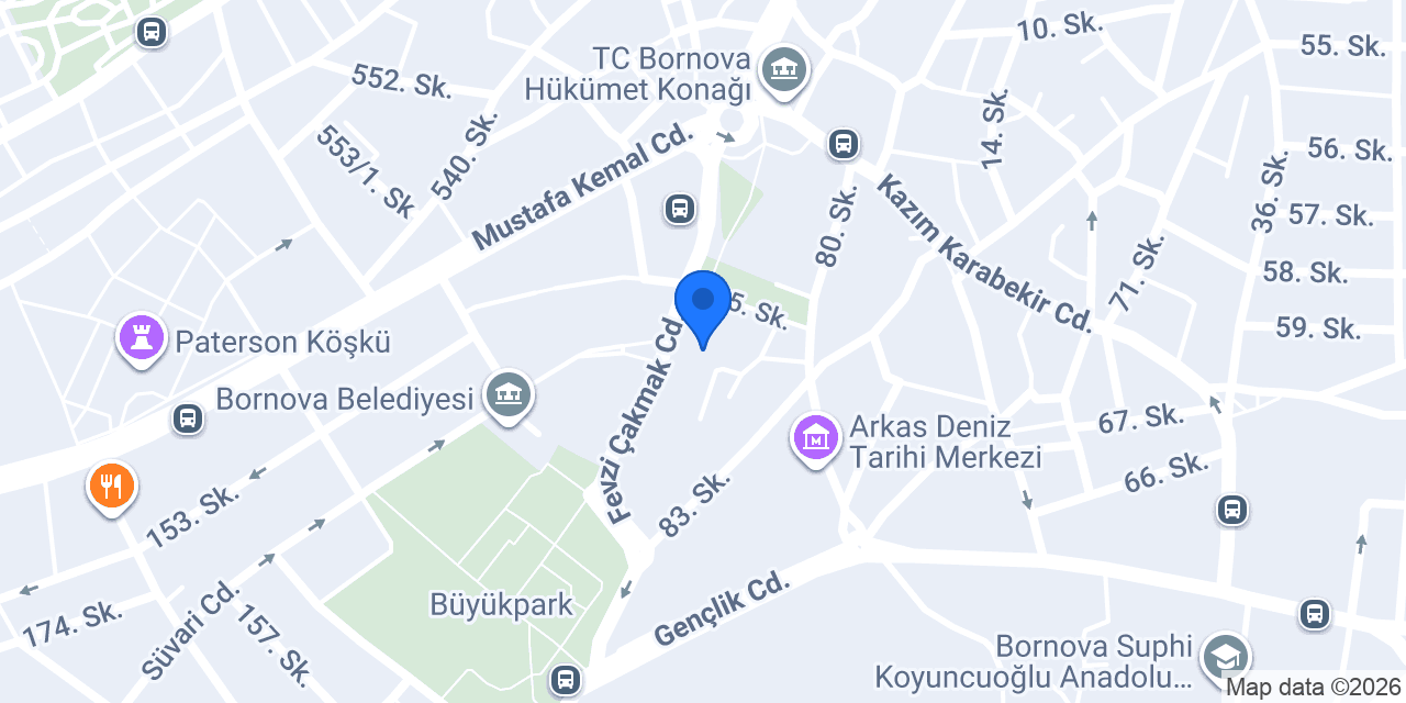 Mister Dakik Bornova konumu
