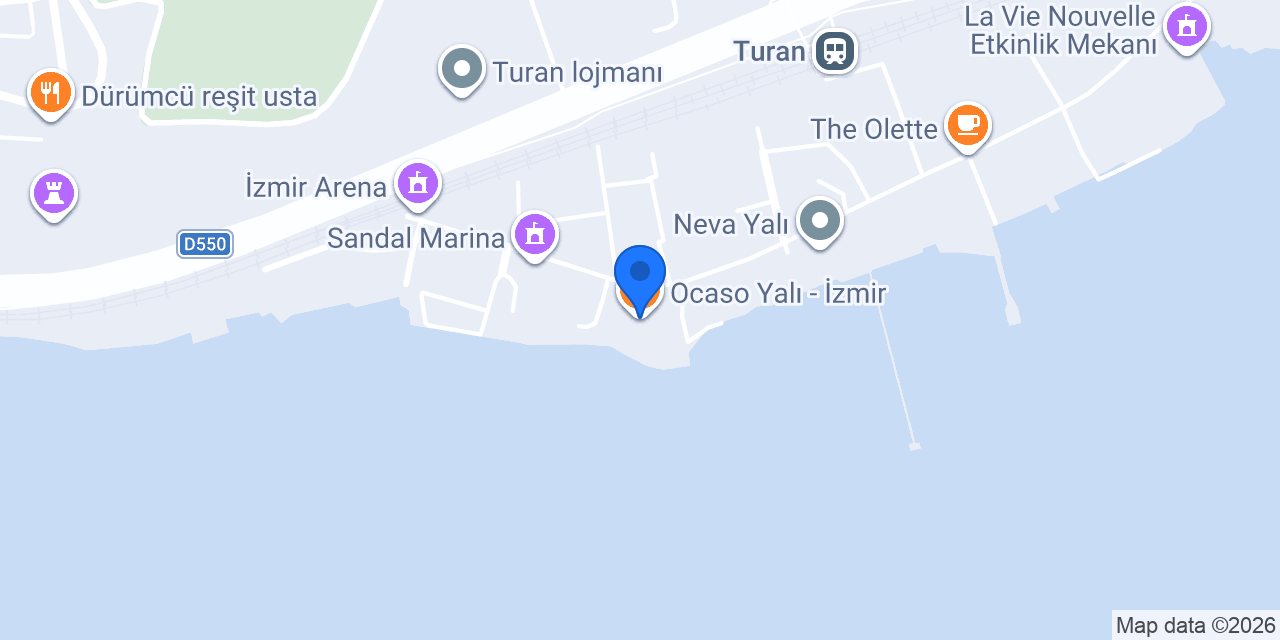 Ocaso Yalı - İzmir konumu