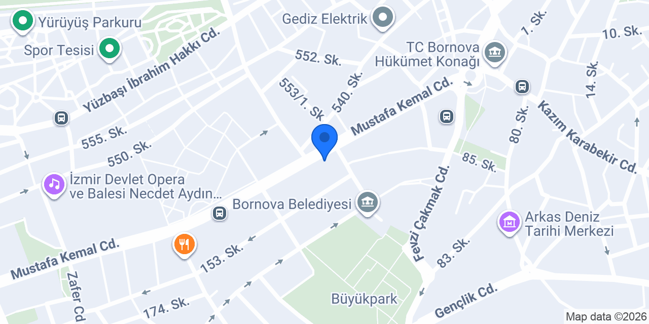 DenizBank Bornova Şubesi konumu