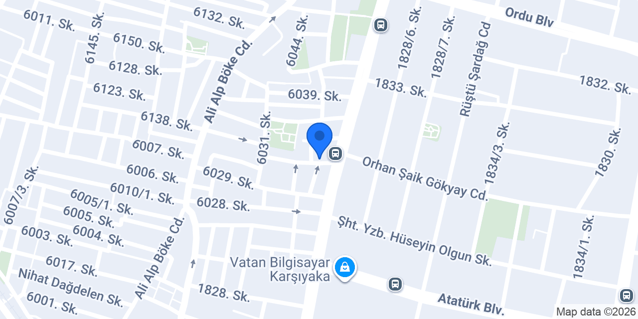 Diş Hekimi Büşra Zinde konumu