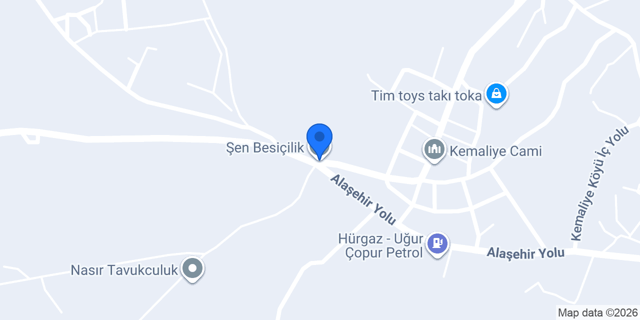 Şen Besiçilik konumu